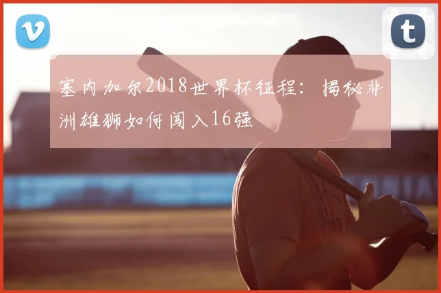 塞内加尔2018世界杯征程:揭秘非洲雄狮如何闯入16强